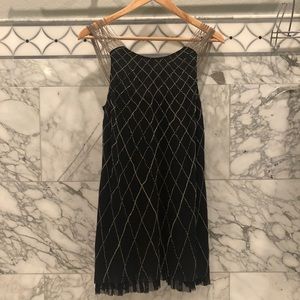 Alice + Olivia Chain Strap Beaded Dress